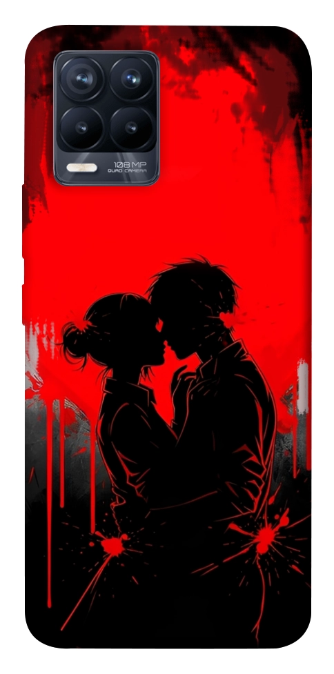 Чехол Silhouette couple для Realme 8