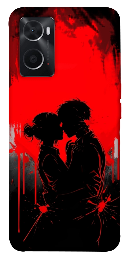 Чехол Silhouette couple для Oppo A76 4G