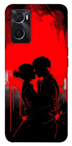 Чохол Silhouette couple для Oppo A76 4G