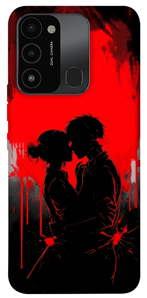 Чехол Silhouette couple для TECNO Spark 8C