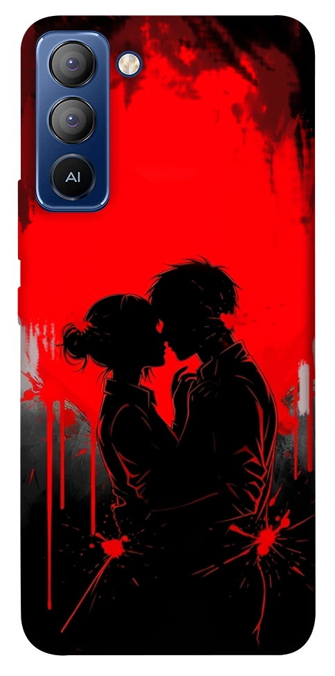 Чохол Silhouette couple для TECNO Pop 5 LTE