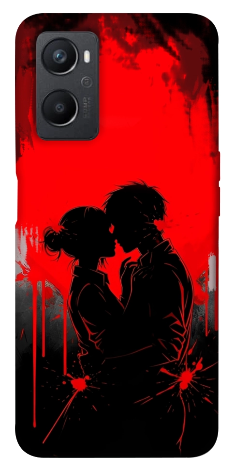 Чехол Silhouette couple для Oppo A96
