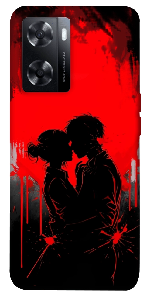Чехол Silhouette couple для Oppo A57s