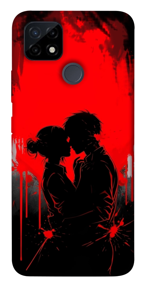 Чехол Silhouette couple для Realme C21Y