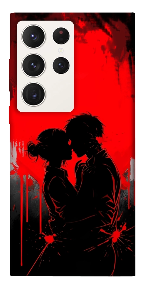Чехол Silhouette couple для Galaxy S23 Ultra