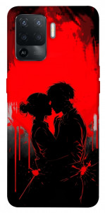 Чехол Silhouette couple для Oppo Reno 5 Lite