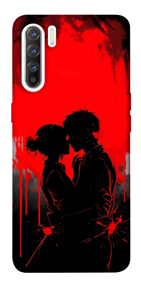 Чехол Silhouette couple для Oppo Reno 3