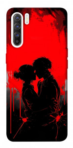Чехол Silhouette couple для Oppo Reno 3