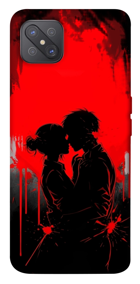 Чехол Silhouette couple для Oppo A92s