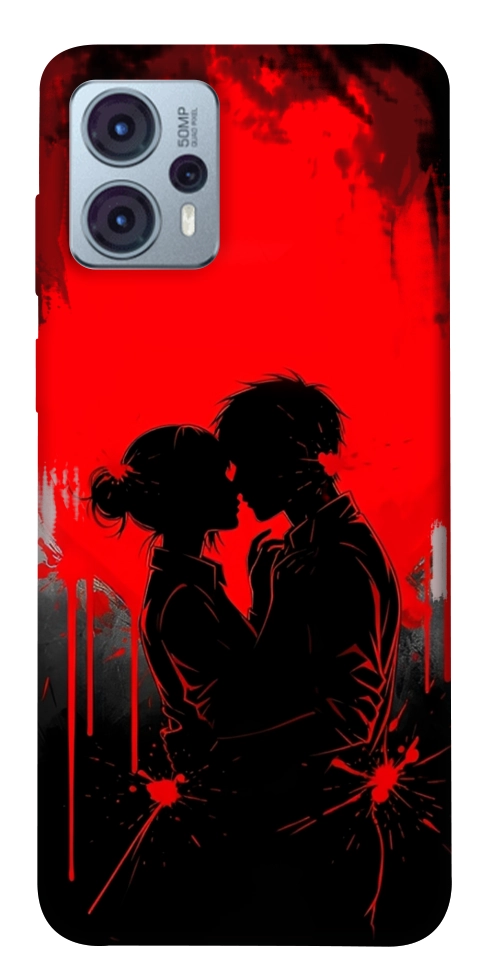 Чехол Silhouette couple для Motorola Moto G23