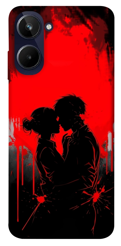 Чехол Silhouette couple для Realme 10 4G
