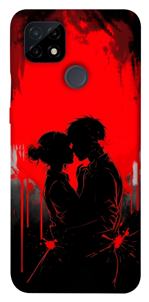 Чехол Silhouette couple для Realme C21