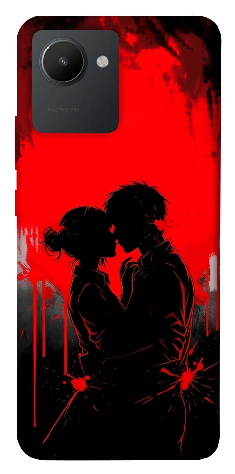 Чехол Silhouette couple для Realme C30