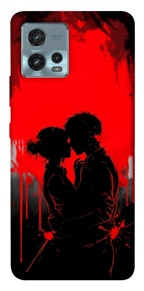 Чехол Silhouette couple для Motorola Moto G72