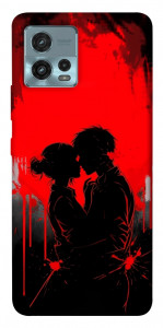 Чехол Silhouette couple для Motorola Moto G72