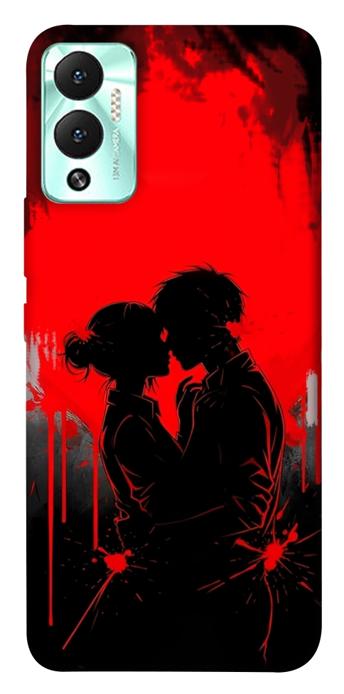 Чехол Silhouette couple для Infinix Hot 12 Play