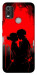 Чехол Silhouette couple для Nokia C21 Plus