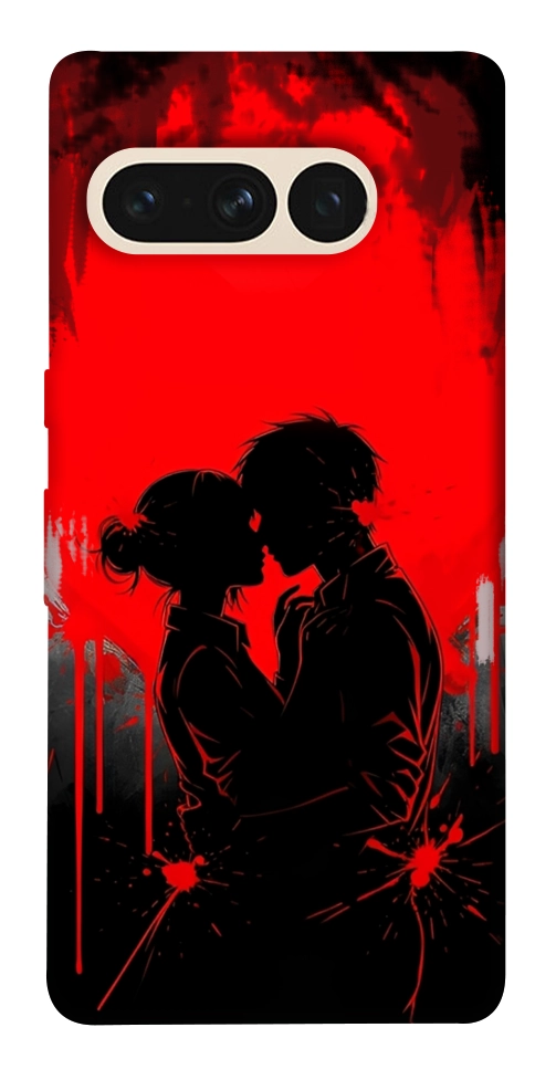 Чехол Silhouette couple для Google Pixel 7 Pro