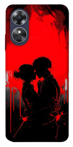 Чехол Silhouette couple для Oppo A17