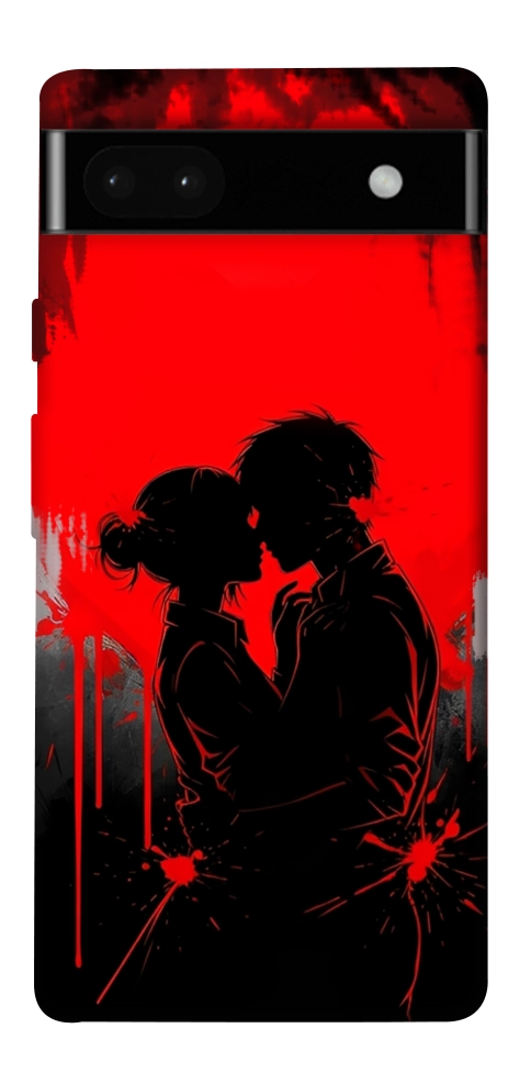 Чехол Silhouette couple для Google Pixel 6A