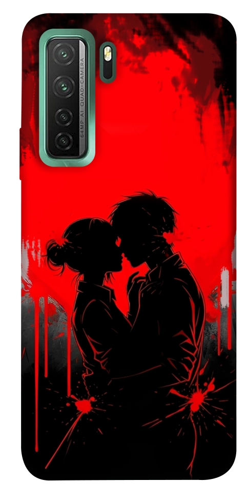 Чохол Silhouette couple для Huawei nova 7 SE