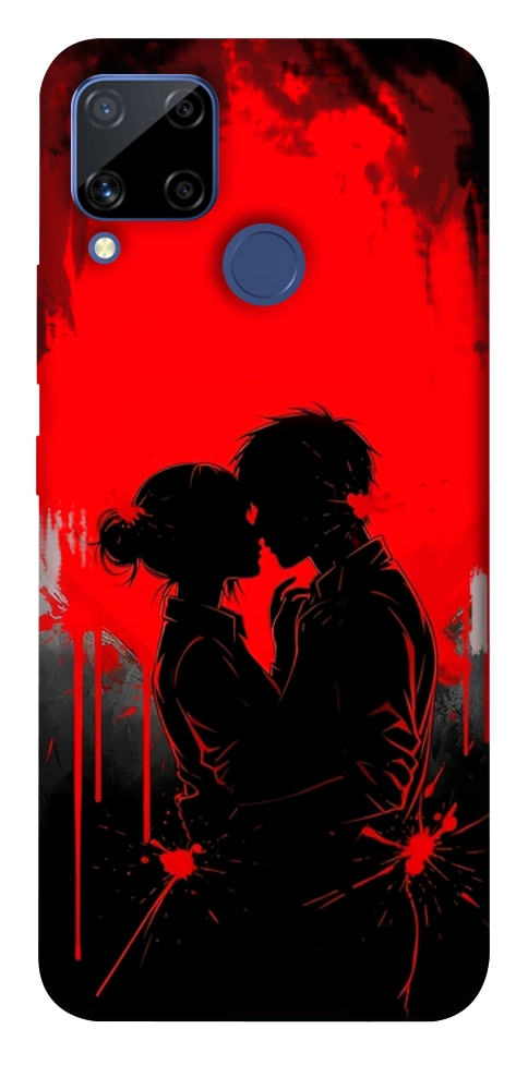 Чехол Silhouette couple для Realme C15