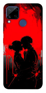 Чехол Silhouette couple для Realme C15