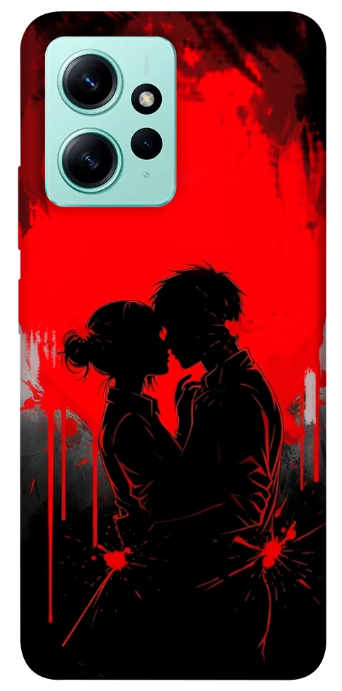 Чехол Silhouette couple для Xiaomi Redmi Note 12 4G