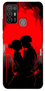 Чохол Silhouette couple для ZTE Blade A52