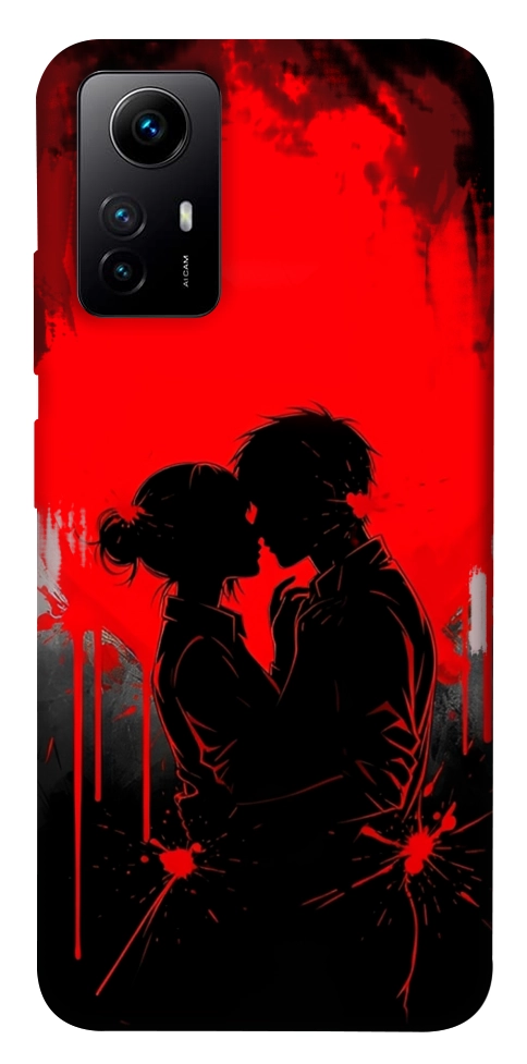 Чохол Silhouette couple для Xiaomi Redmi Note 12S
