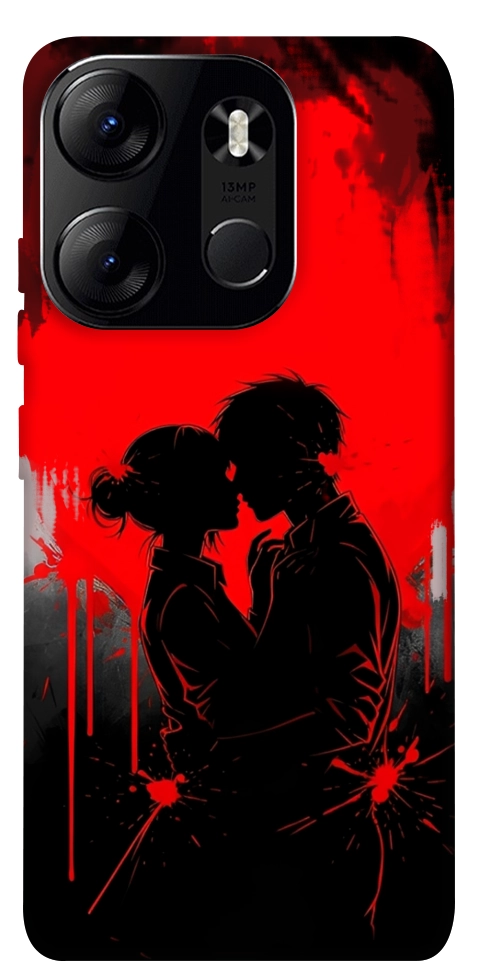 Чехол Silhouette couple для Tecno Spark Go 2023