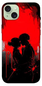 Чехол Silhouette couple для iPhone 15 Plus