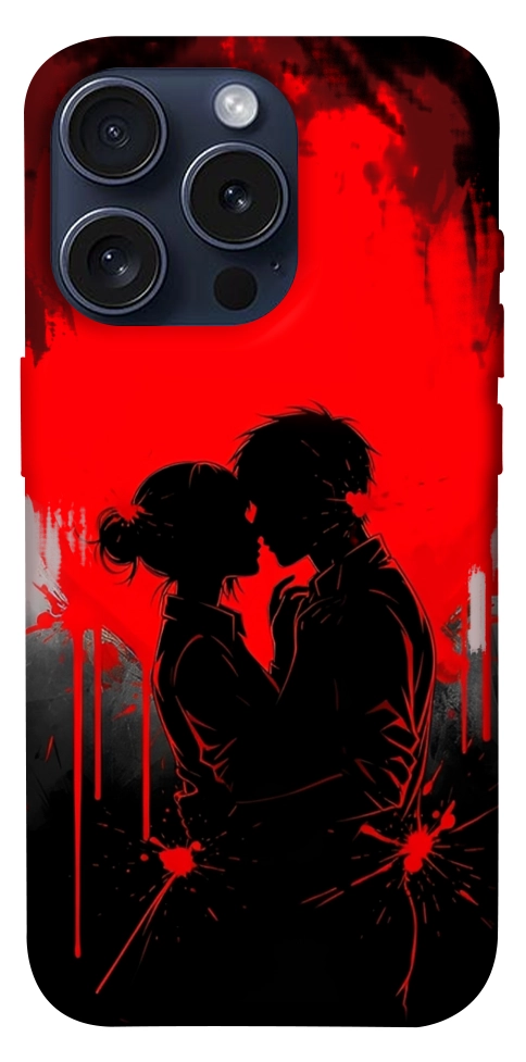 Чохол Silhouette couple для iPhone 15 Pro
