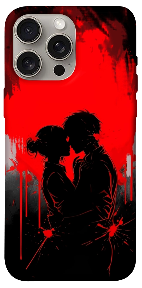 Чехол Silhouette couple для iPhone 15 Pro Max