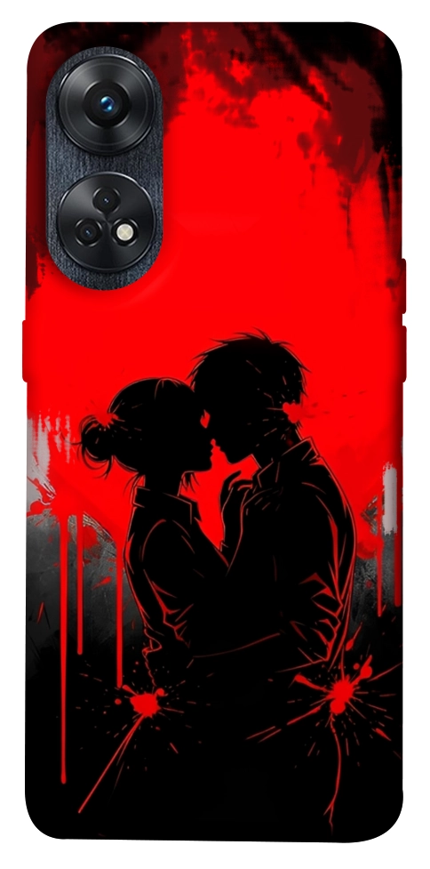 Чехол Silhouette couple для Oppo Reno 8 T 4G