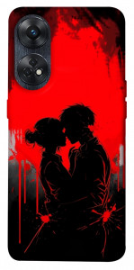 Чехол Silhouette couple для Oppo Reno 8 T 4G