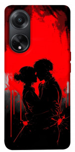 Чохол Silhouette couple для Oppo A58 4G