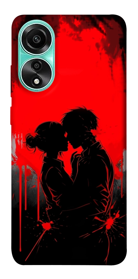 Чехол Silhouette couple для Oppo A78 4G