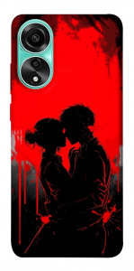 Чохол Silhouette couple для Oppo A78 4G