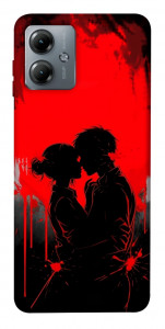 Чохол Silhouette couple для Motorola Moto G14