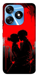Чехол Silhouette couple для TECNO Spark 10