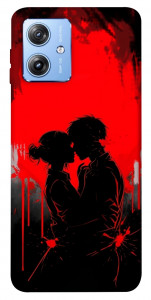 Чохол Silhouette couple для Motorola Moto G84