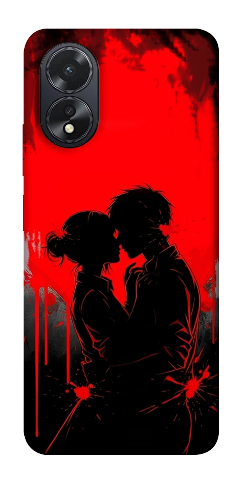 Чехол Silhouette couple для Oppo A38