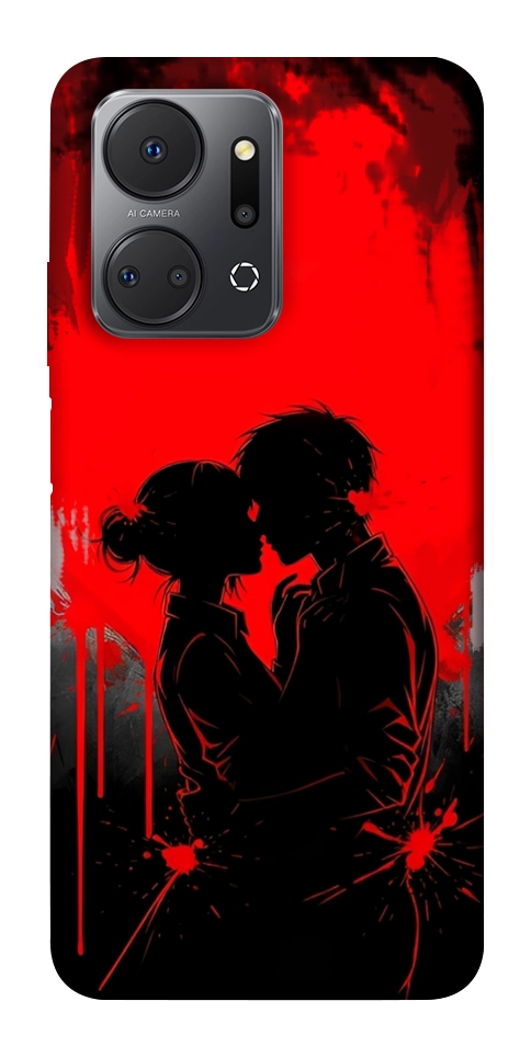 Чехол Silhouette couple для Huawei Honor X7a