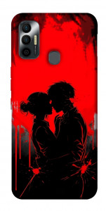 Чохол Silhouette couple для TECNO Spark 7