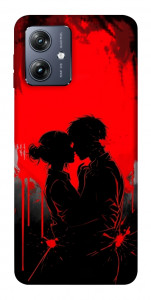 Чехол Silhouette couple для Motorola Moto G54