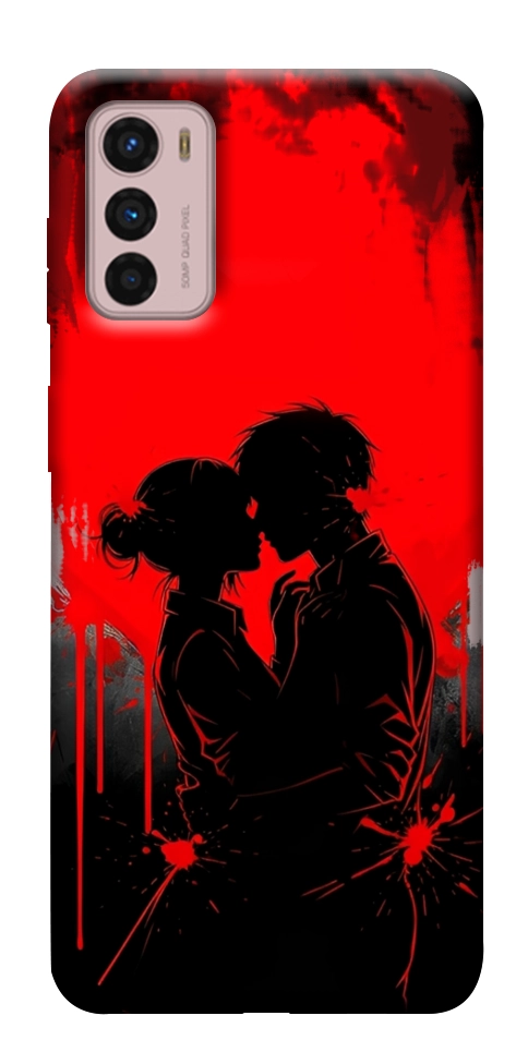 Чехол Silhouette couple для Motorola Moto G42