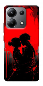 Чехол Silhouette couple для Xiaomi Redmi Note 13 4G