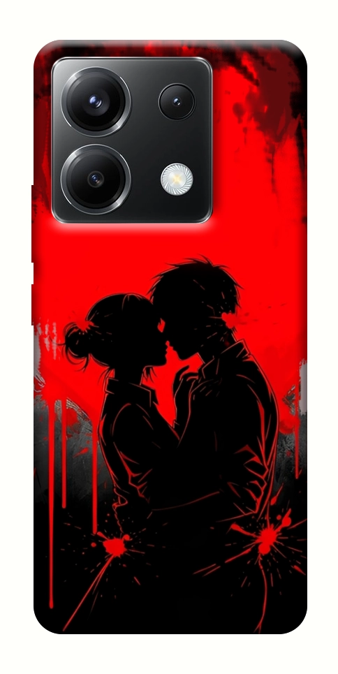 Чехол Silhouette couple для Xiaomi Poco X6