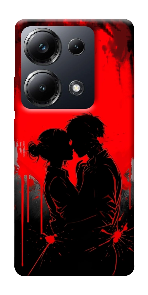 Чехол Silhouette couple для Xiaomi Poco M6